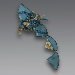 Macaw Brooch