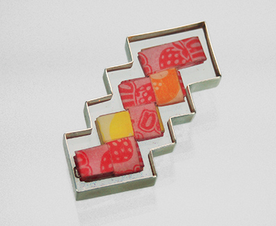 Mamba Brooch (front)